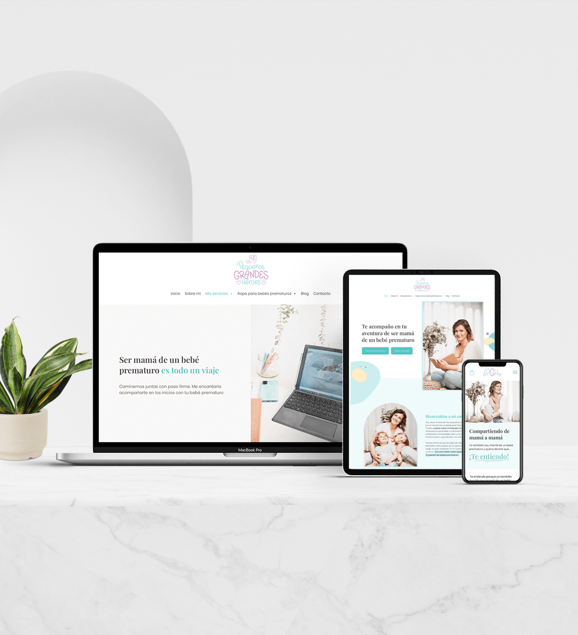 diseño one page emprendedores